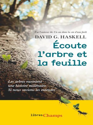 cover image of Écoute l'arbre et la feuille
